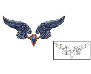 Wings Tattoo Specific Body Parts tattoo | MAF-00022