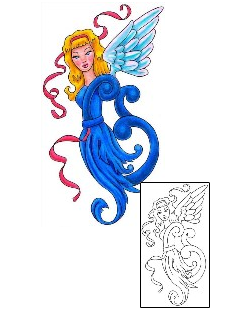 Angel Tattoo For Women tattoo | MAF-00157