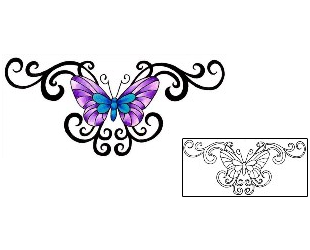 Lower Back Tattoo Specific Body Parts tattoo | MAF-00159