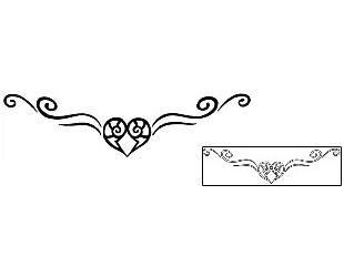 Tribal Tattoo Specific Body Parts tattoo | MAF-00172