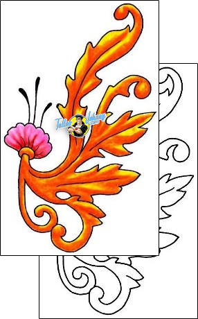 Decorative Tattoo plant-life-flowers-tattoos-monica-moses-maf-00189