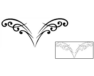 Lower Back Tattoo Specific Body Parts tattoo | MAF-00211