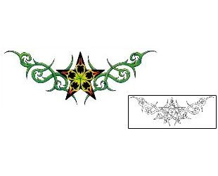 Celestial Tattoo Specific Body Parts tattoo | MAF-00230