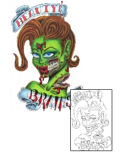 Horror Tattoo Miscellaneous tattoo | MAF-00289