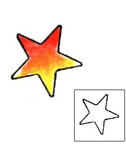 Star Tattoo Astronomy tattoo | MAF-00340