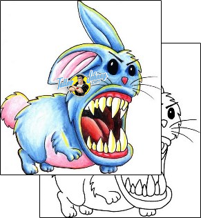 Rabbit Tattoo maf-00378