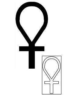 Ankh Tattoo Religious & Spiritual tattoo | MBF-00036