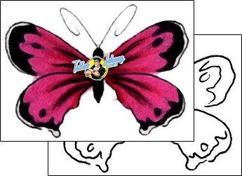 Wings Tattoo insects-butterfly-tattoos-mikie-banks-mbf-00093
