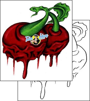 Cherry Tattoo for-women-cherry-tattoos-mikie-banks-mbf-00099