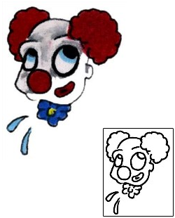 Cartoon Tattoo Puddles Clown Tattoo