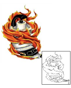 Fire – Flames Tattoo Miscellaneous tattoo | MBF-00126