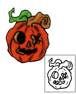 Pumpkin Tattoo Horror tattoo | MBF-00243