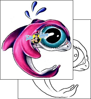 Dolphin Tattoo mbf-00248