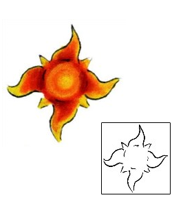 Sun Tattoo Miscellaneous tattoo | MBF-00268