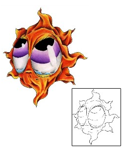 Sun Tattoo Miscellaneous tattoo | MBF-00269