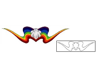 Rainbow Tattoo Specific Body Parts tattoo | MBF-00294