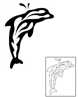 Dolphin Tattoo Tattoo Styles tattoo | MBF-00475