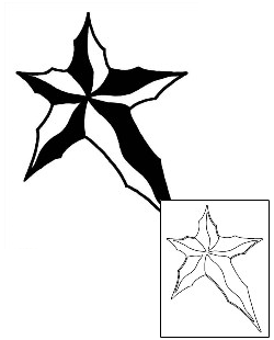 Nautical Star Tattoo Tattoo Styles tattoo | MBF-00518