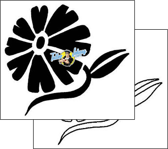 Flower Tattoo plant-life-flowers-tattoos-mikie-banks-mbf-00822