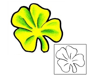 Clover Tattoo Specific Body Parts tattoo | MBF-00834