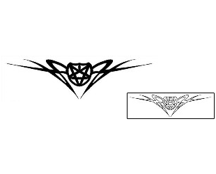 Evil Tattoo Specific Body Parts tattoo | MBF-00851