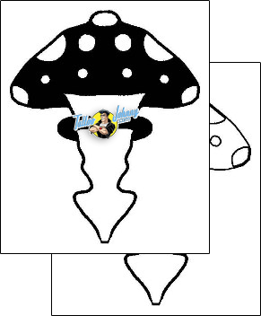 Mushroom Tattoo mbf-00858