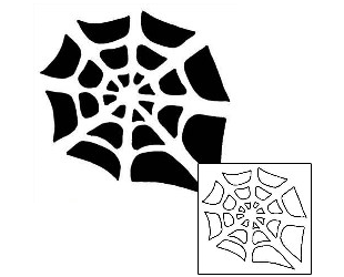 Spider Web Tattoo MBF-00868