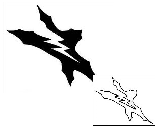 Lightning Tattoo Black Lightning Star Tattoo