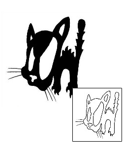 Cat Tattoo Animal tattoo | MBF-00897