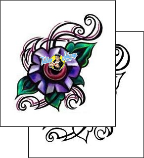 Flower Tattoo plant-life-flowers-tattoos-mike-cole-mcf-00004