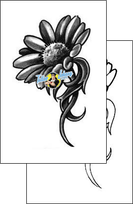Flower Tattoo plant-life-flowers-tattoos-mike-cole-mcf-00028
