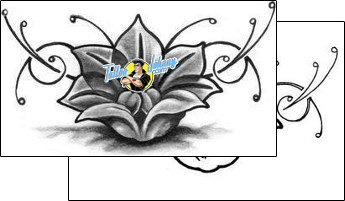 Flower Tattoo plant-life-flowers-tattoos-mike-cole-mcf-00034