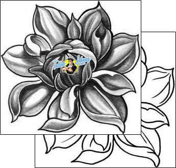 Flower Tattoo plant-life-flowers-tattoos-mike-cole-mcf-00043