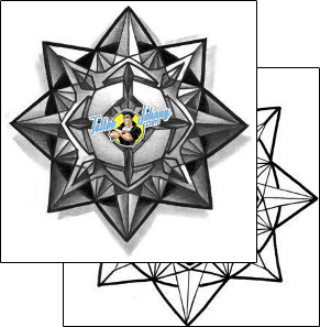 Star Tattoo geometric-tattoos-mike-cole-mcf-00046