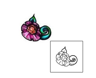 Flower Tattoo Plant Life tattoo | MCF-00060