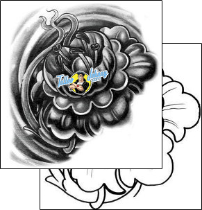 Flower Tattoo plant-life-flowers-tattoos-mike-cole-mcf-00076