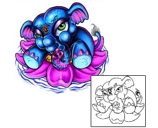 Elephant Tattoo Tattoo Styles tattoo | MFF-00009