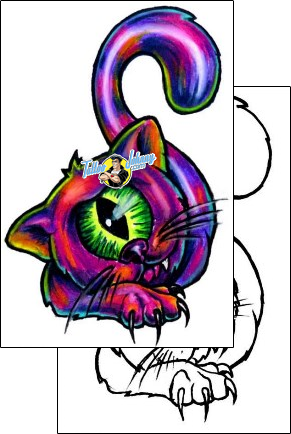 Cat Tattoo animal-cat-tattoos-mike-the-freak-mff-00010