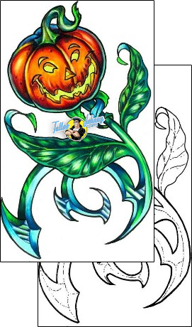 Pumpkin Tattoo mff-00029