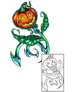 Pumpkin Tattoo Horror tattoo | MFF-00029