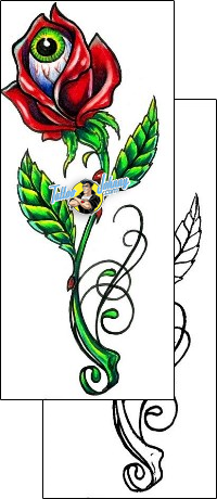 Rose Tattoo plant-life-rose-tattoos-mike-the-freak-mff-00034