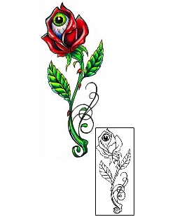 Rose Tattoo Plant Life tattoo | MFF-00034