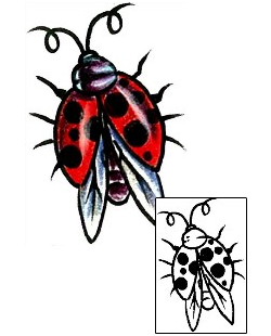 Ladybug Tattoo Insects tattoo | MFF-00040