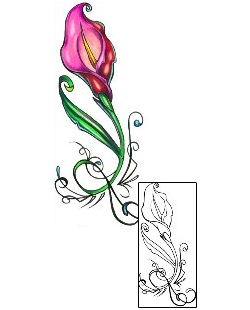 Lily Tattoo Plant Life tattoo | MFF-00042