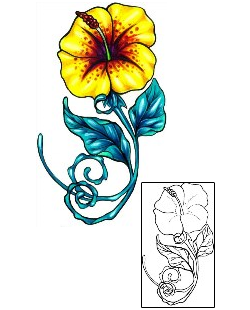 Hibiscus Tattoo Plant Life tattoo | MFF-00047