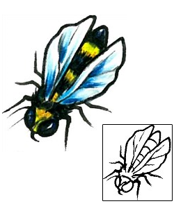 Bee Tattoo Insects tattoo | MFF-00051