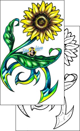 Daisy Tattoo plant-life-daisy-tattoos-mike-the-freak-mff-00062
