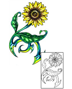 Daisy Tattoo Plant Life tattoo | MFF-00062