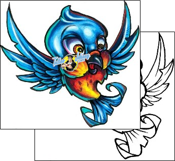 New School Tattoo bird-tattoos-mike-the-freak-mff-00089