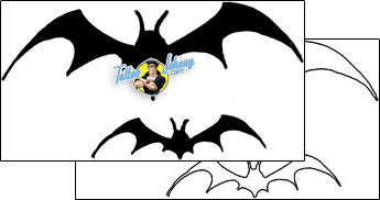 Bat Tattoo mgf-00005